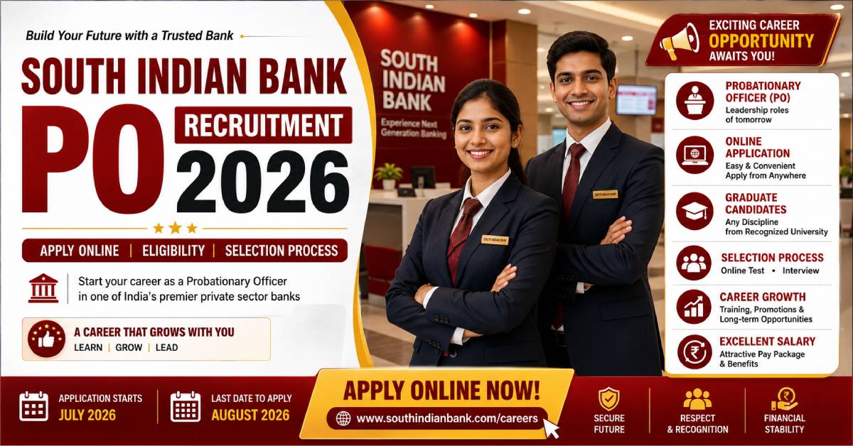 South Indian Bank PO Recruitment 2026